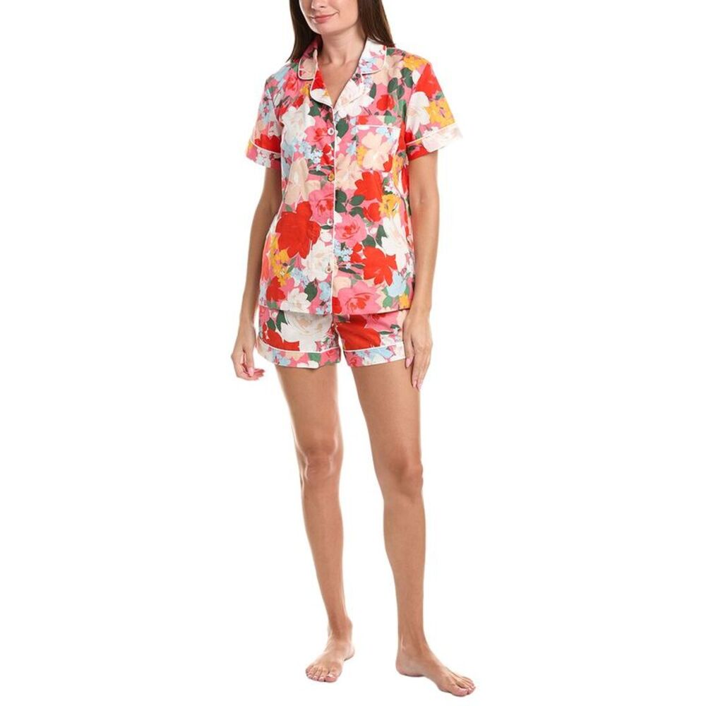 Bedhead Womens 2Pc Short Pajama Set, Red